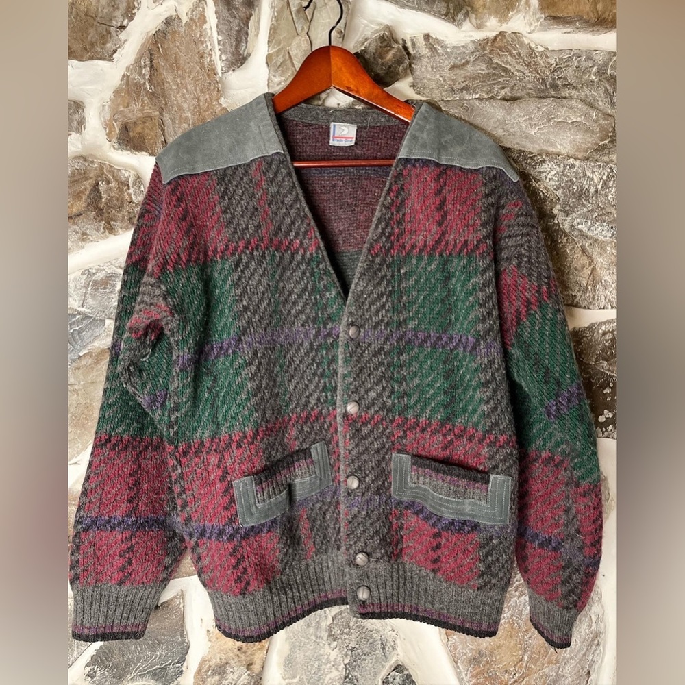 VINTAGE grandpa sweater/ cardigan